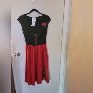Women's sock hop, rock a billie, poodle skirt costume. Size medium.